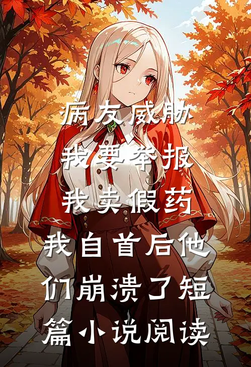 病友威胁我要举报我卖假药，我自首后他们崩溃了短篇小说阅读