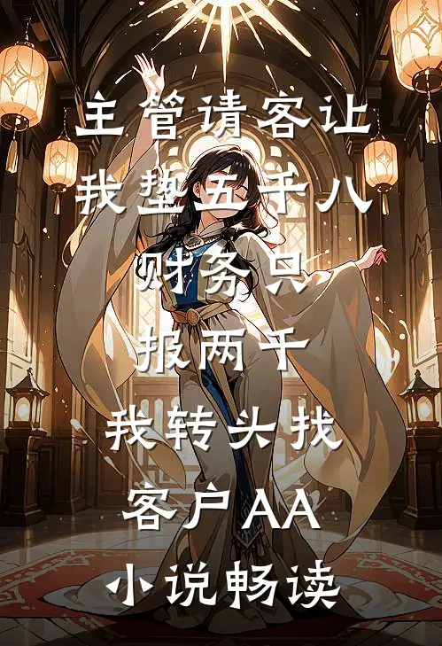 主管请客让我垫五千八，财务只报两千，我转头找客户AA小说畅读